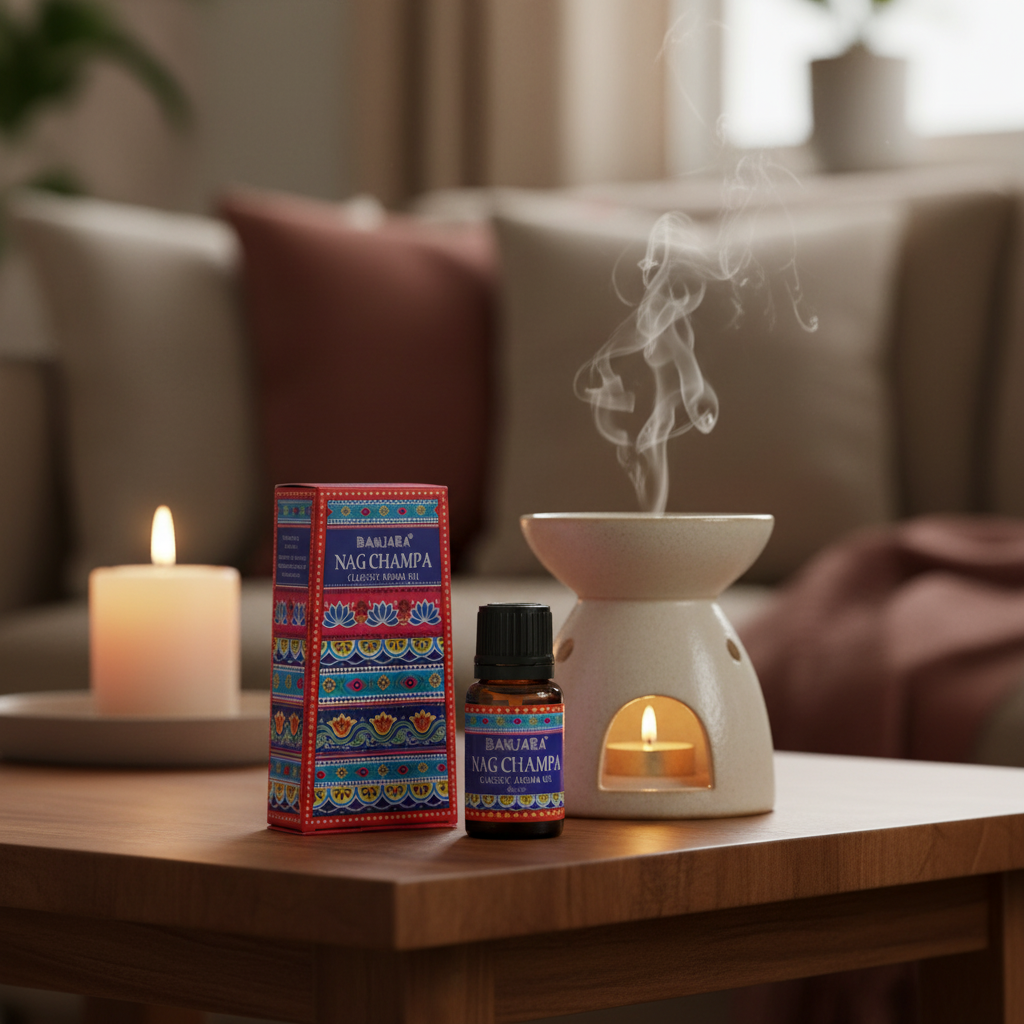 Aceite con Fragancia de la India Banjara 10ml - Nag Champa