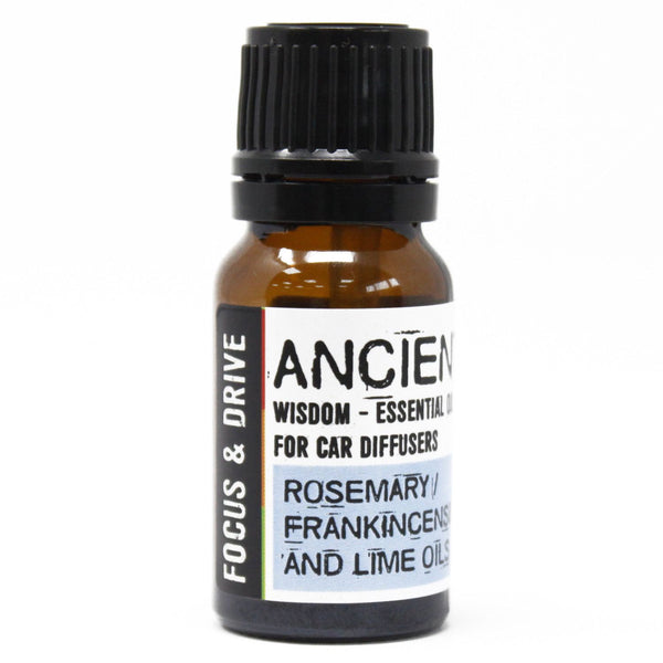 Aceite esencial para coche concentración 10ml con romero lima e incienso