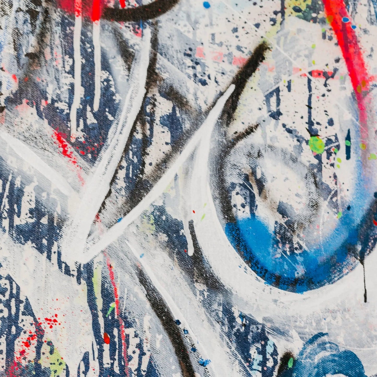 Compra La  Ola de Anastasios  Poneros. Obra de arte acrílico sobre lienzo, gran formato y pieza única que transforma cualquier espacio.