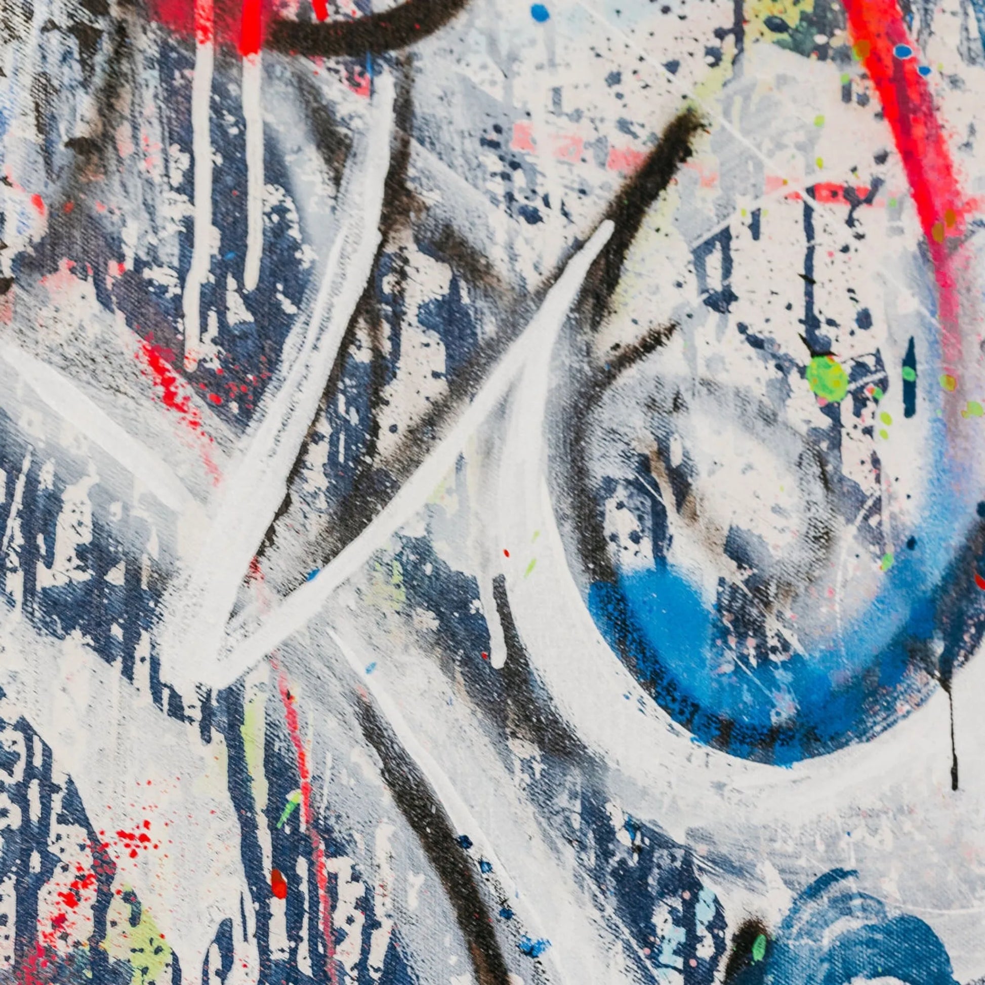 Compra La  Ola de Anastasios  Poneros. Obra de arte acrílico sobre lienzo, gran formato y pieza única que transforma cualquier espacio.