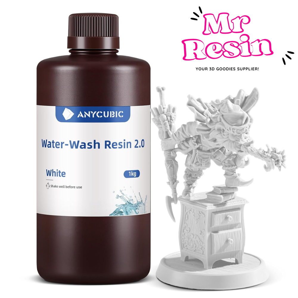 Resina lavable al agua 2.0 1kg para impresora 3D 9 colores