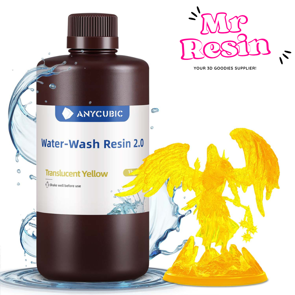 Resina lavable al agua 2.0 1kg para impresora 3D 9 colores