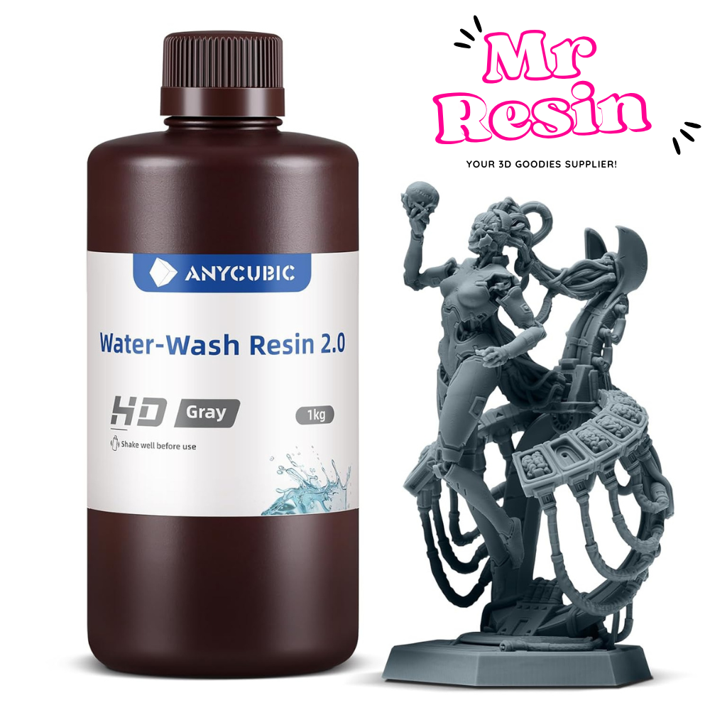 Resina lavable al agua 2.0 1kg para impresora 3D 9 colores