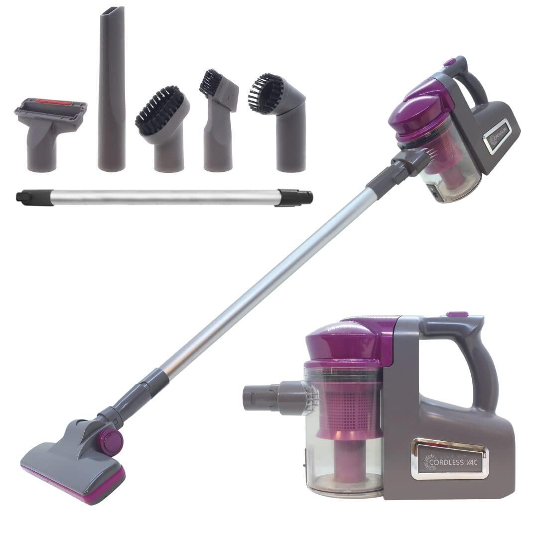 Aspirador inalámbrico para mascotas | Faros LED | Aspiradora de mano extraíble para pelo de mascotas | Herramienta para hendiduras y multiherramienta para mascotas incluida