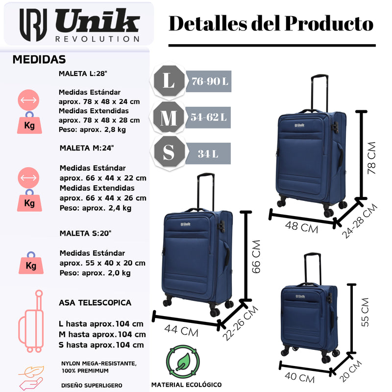 Modelo Blanda Omega Set de 3 (L+M+S)
