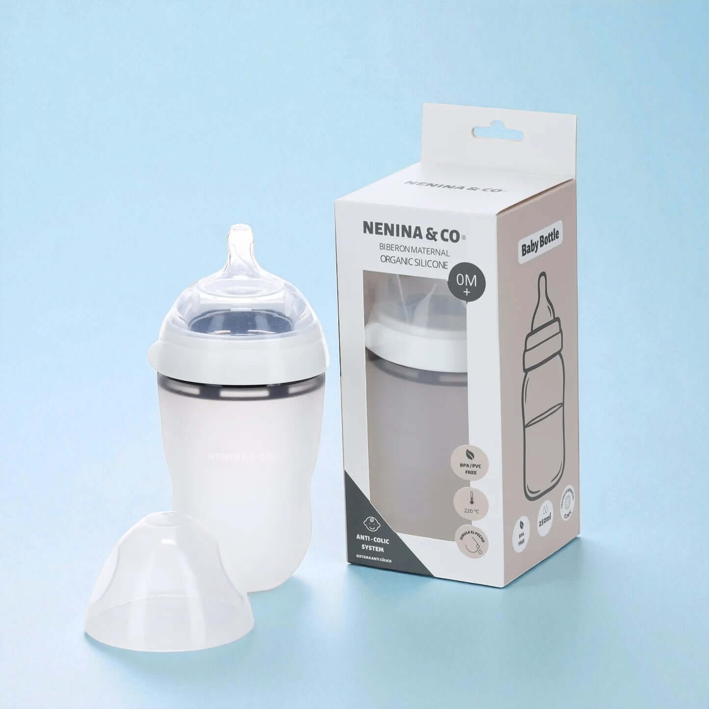 Nenina & Co Biberon anticólico para bebé +0 meses duradero
