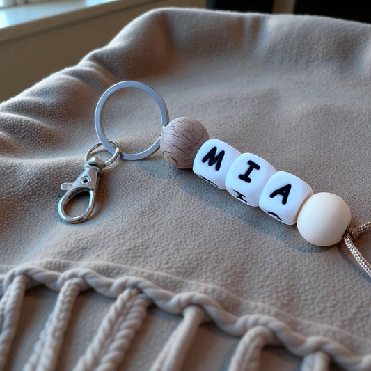 Llavero Beige personalizado Nenina & Co