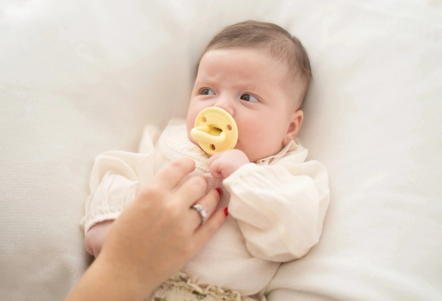 Chupete DIAMOND By Nenina & Co Gris y Amarillo | Silicona Orgánica para Bebé +12 Meses