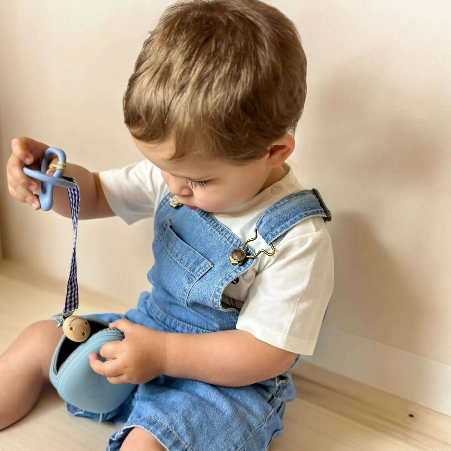 Chupetero Pack x 2 DIAMOND Blue + Vichy By Nenina & Co