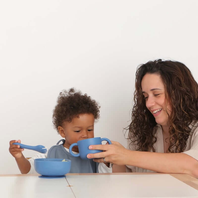 Babero Shaded Blue Nenina & Co