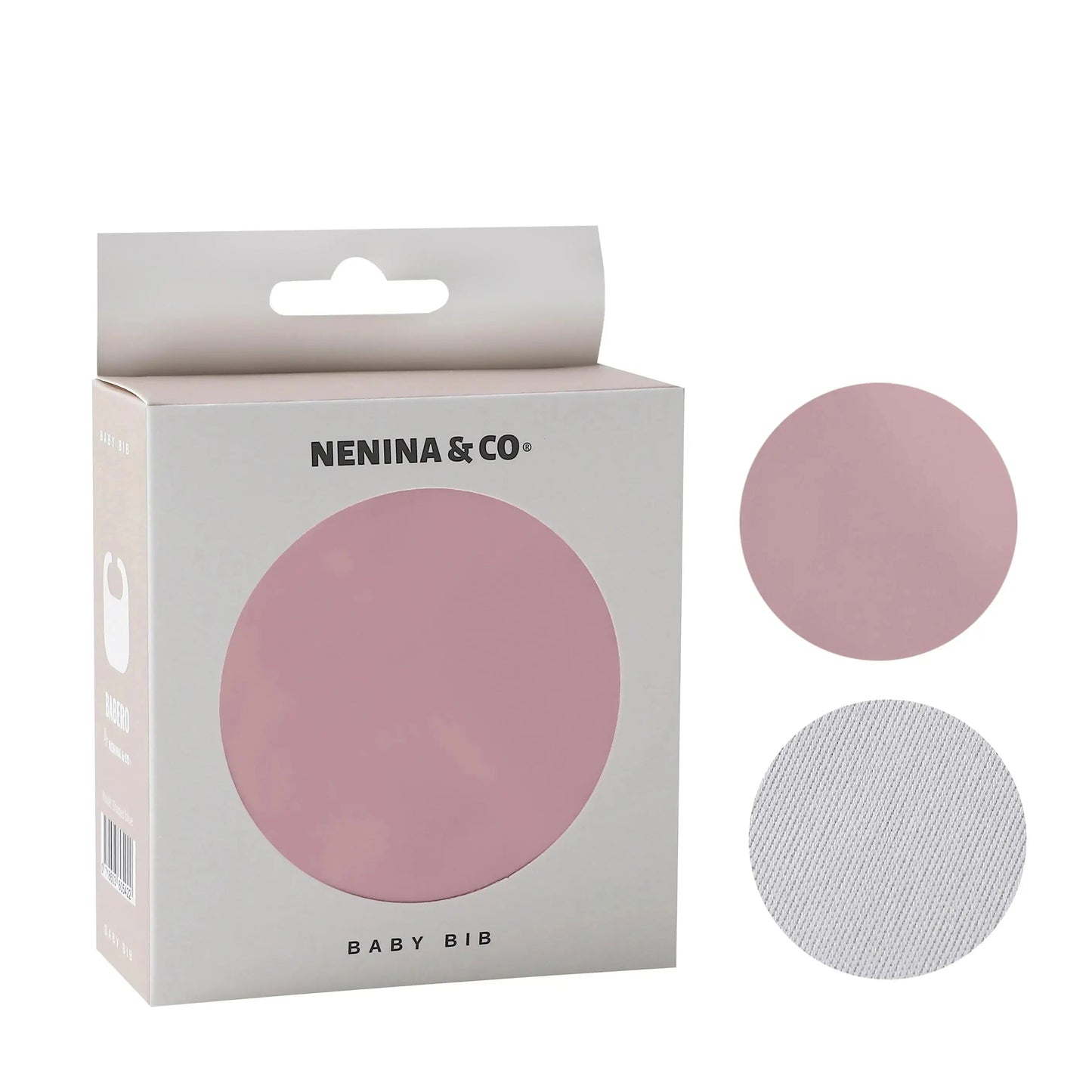 Babero impermeable y seguro Pink  Nenina & Co