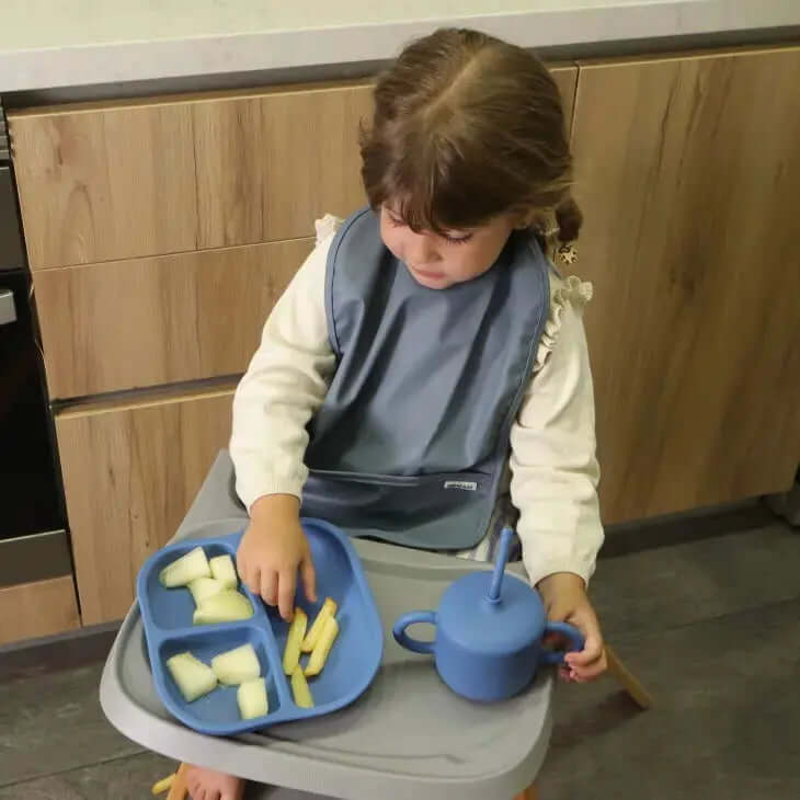 Babero Shaded Blue Nenina & Co