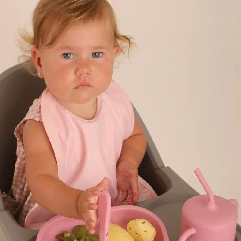 Babero impermeable y seguro Pink  Nenina & Co