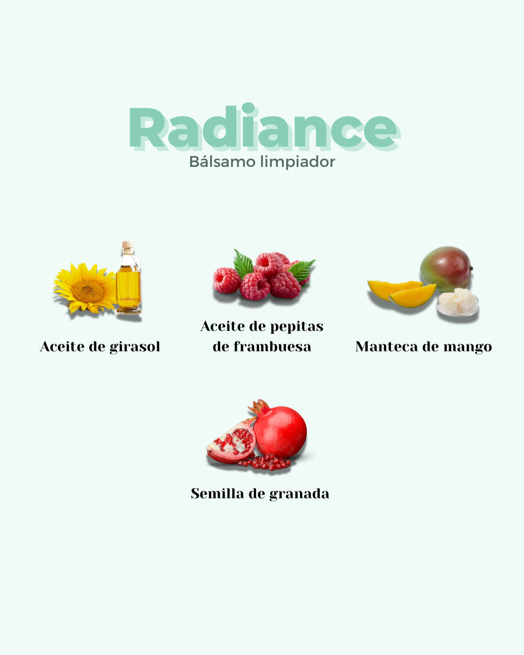 Bálsamo limpiador facial en crema RADIANCE