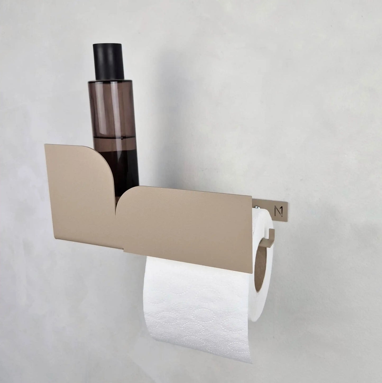 Estantería de pared metálica Torino – repisa flotante para baño
