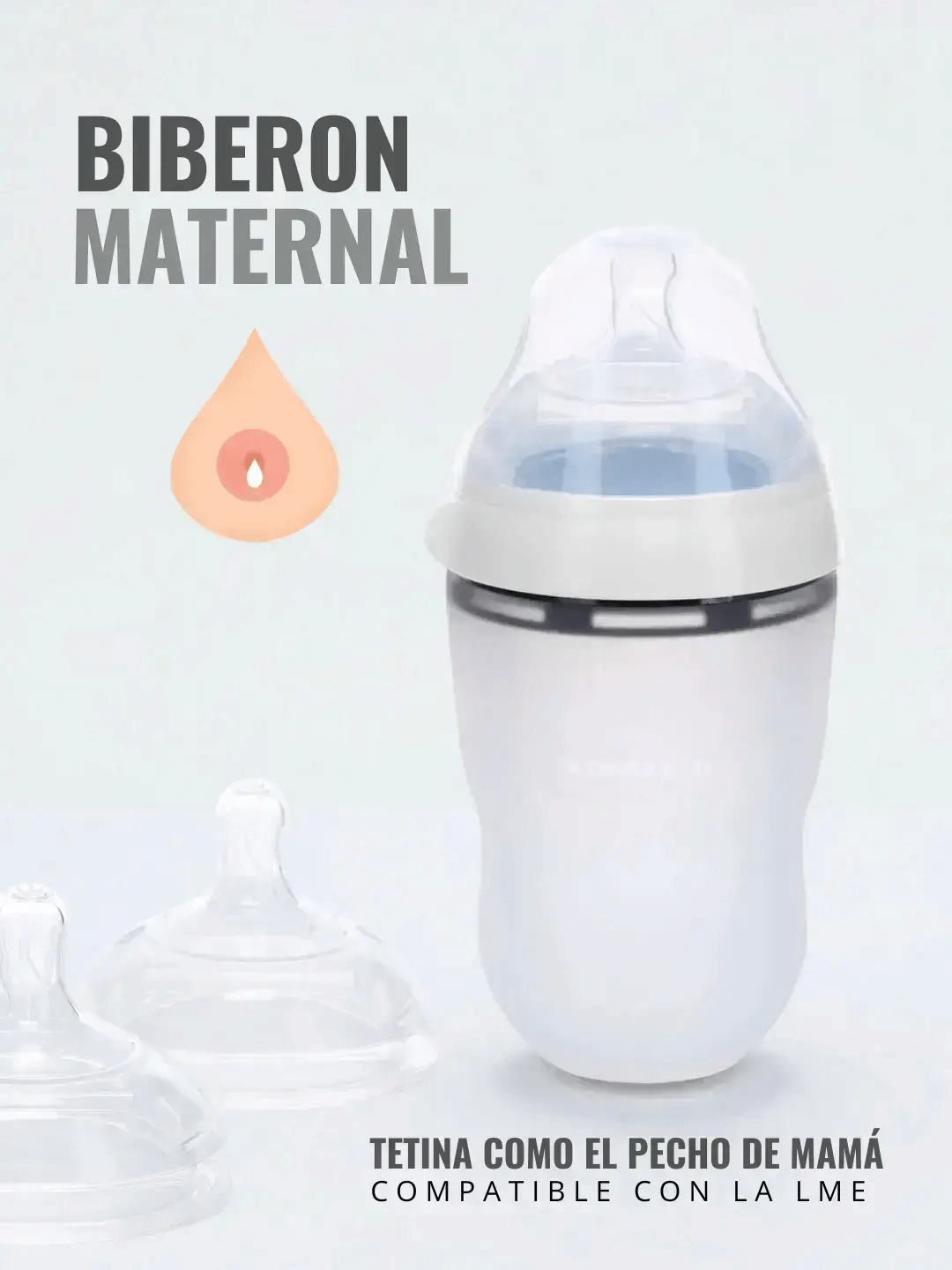 Biberon maternal Nenina & co Doble sistema anticólicos