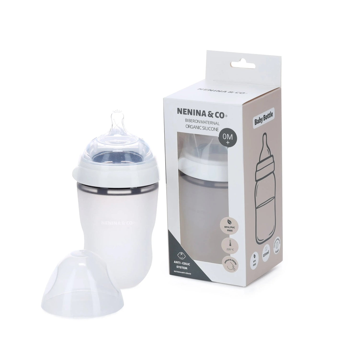 Biberon Calidad Dusty White Nenina & Co