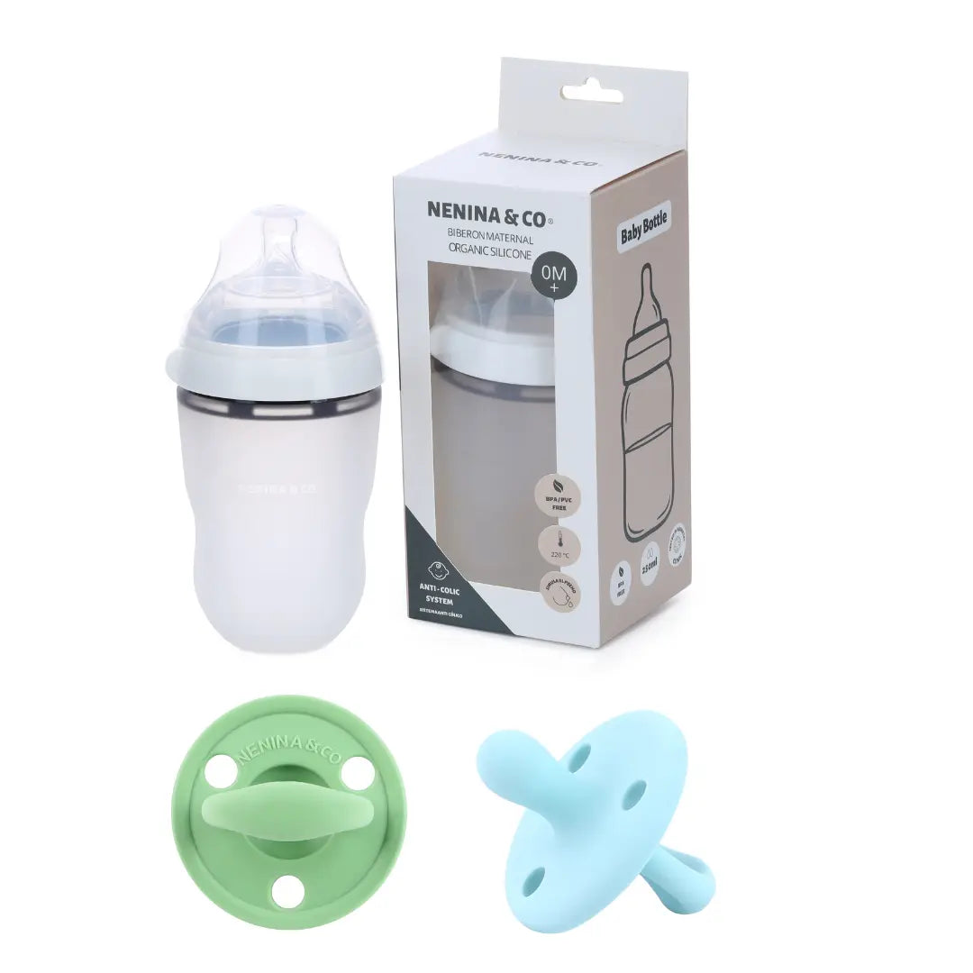 Biberon + 2 Chupetes CLÁSICOS Nenina & Co