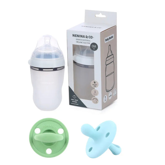 Biberon + 2 Chupetes CLÁSICOS Nenina & Co