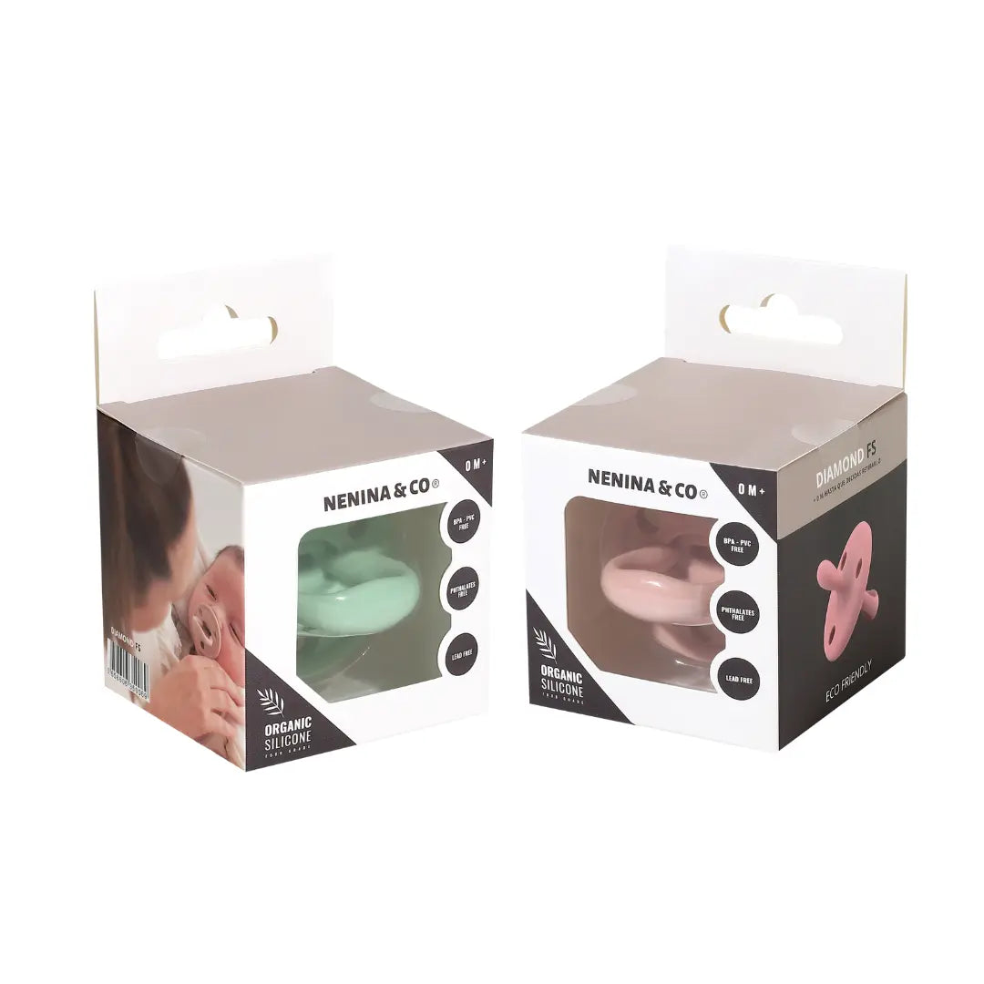 Biberon + 2 Chupetes DIAMOND FS  Nenina & Co
