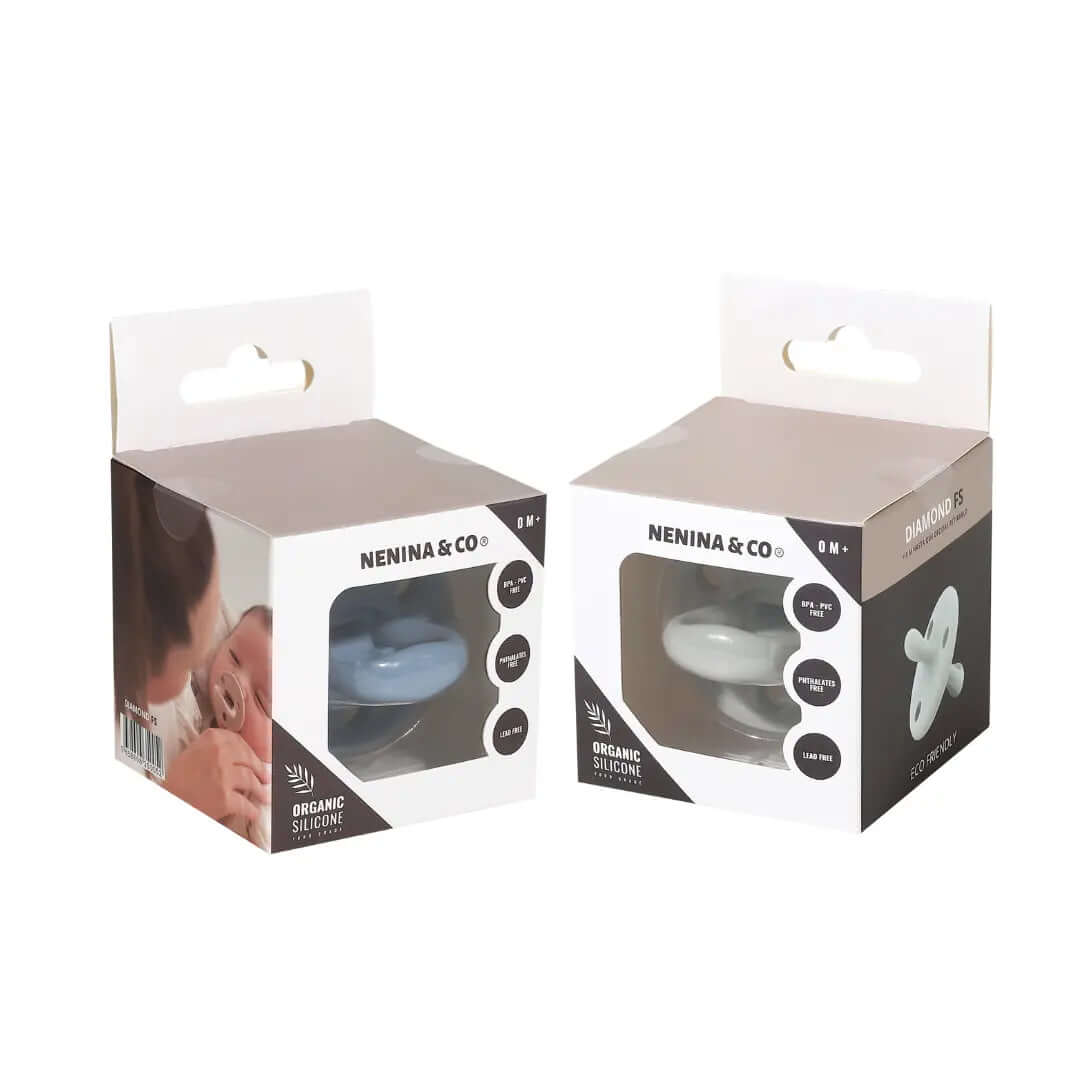 Biberon + 2 Chupetes DIAMOND FS  Nenina & Co
