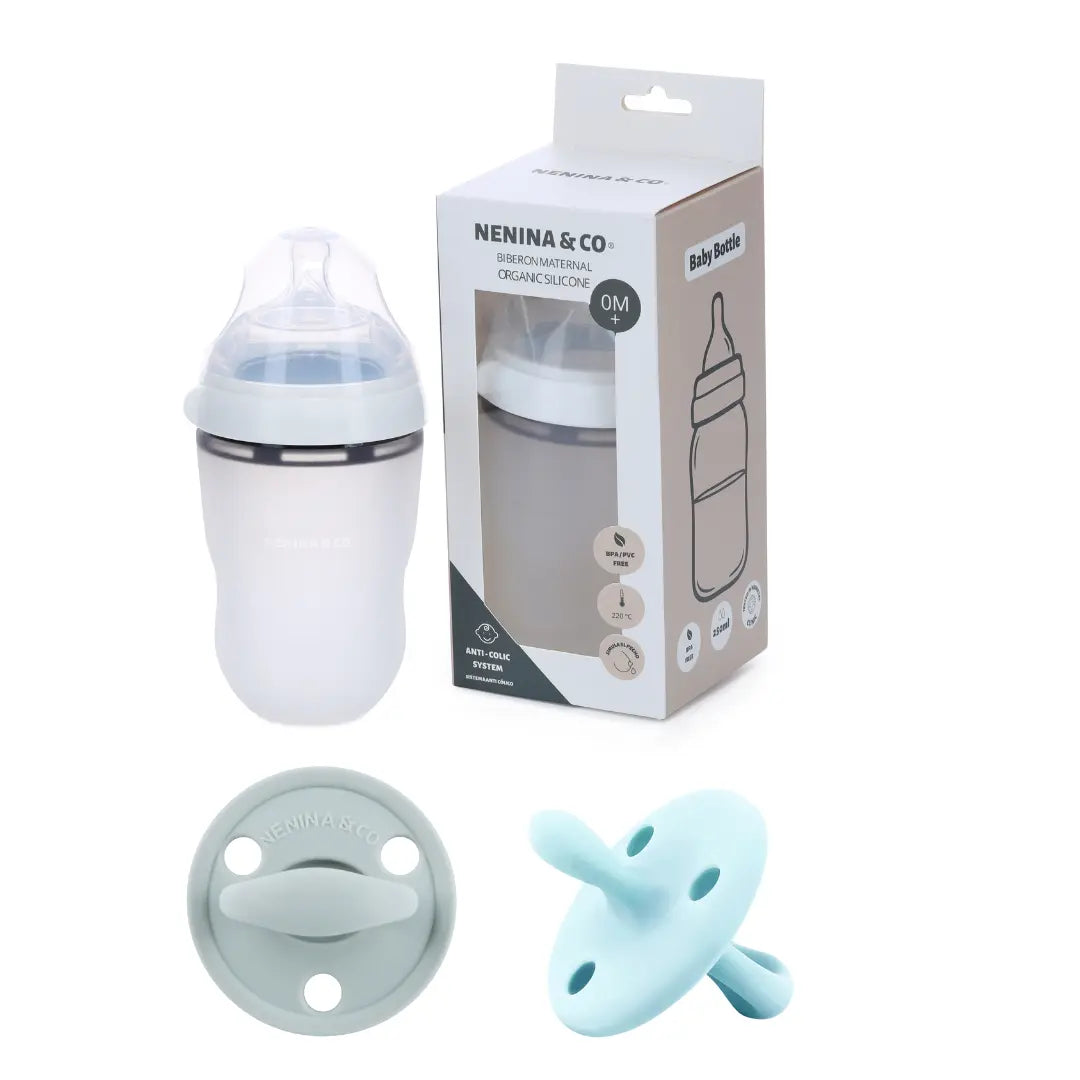 Biberon + 2 Chupetes DIAMOND FS Nenina & Co