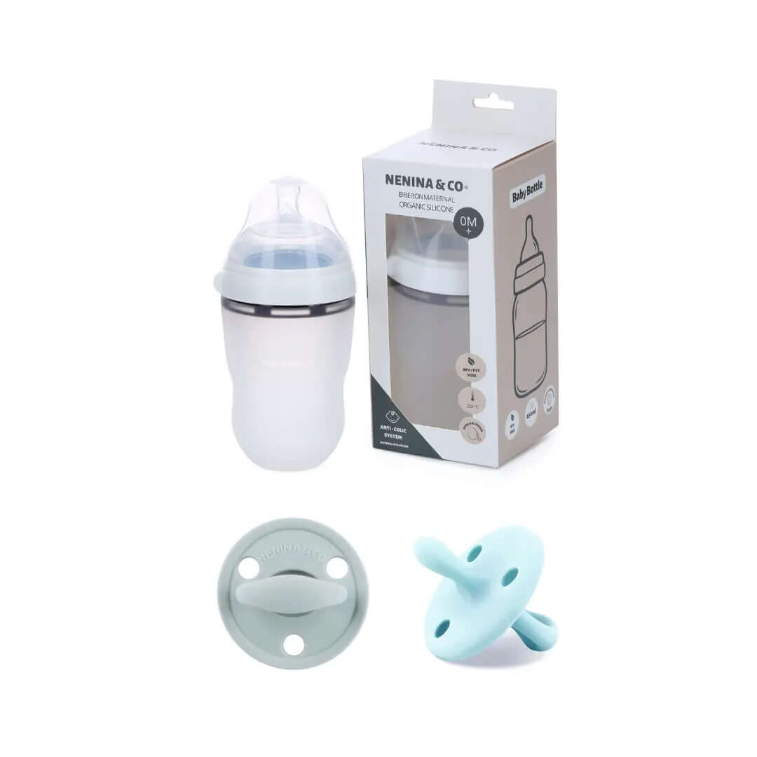 Biberon + 2 Chupetes DIAMOND Nenina & Co