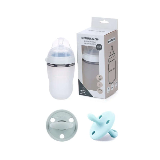 Biberon + 2 Chupetes DIAMOND Nenina & Co