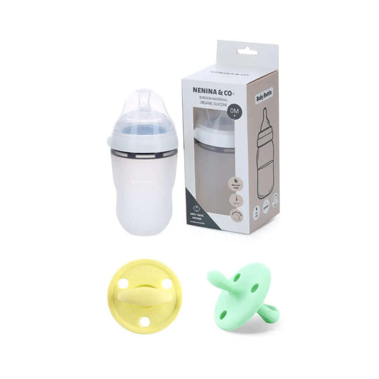 Biberon + 2 Chupetes DIAMOND Nenina & Co