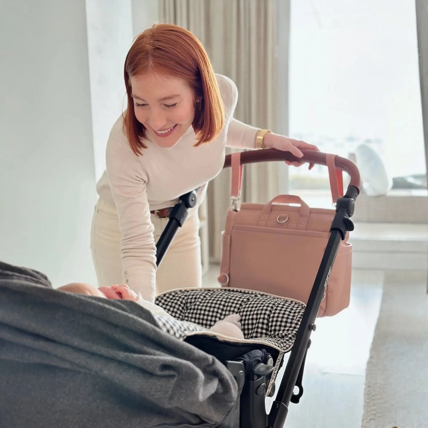 Bolso Maternal MIREM By Nenina & Co Rosa pálido