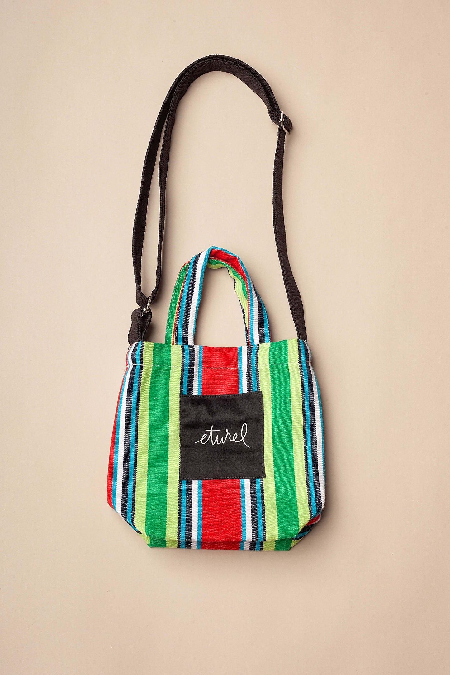 Bolso bandolera mini lona hamaca rojo