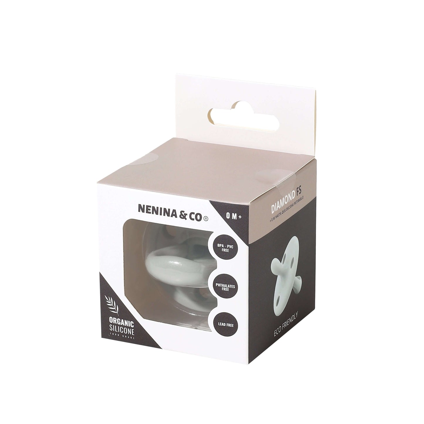 Chupete DIAMOND FS By Nenina & Co Lila, Mint y Gris