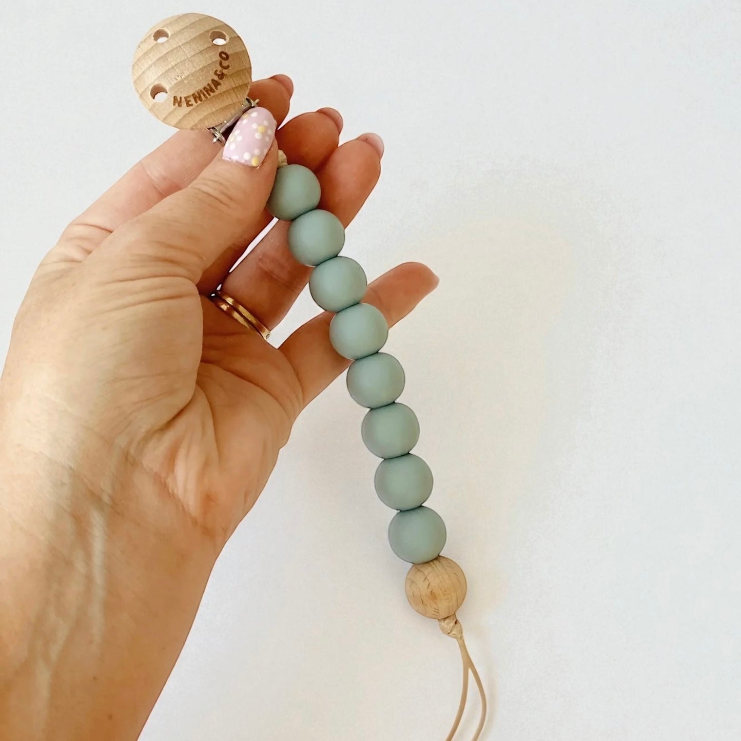 Chupetero Spring Dusty blue Nenina & Co