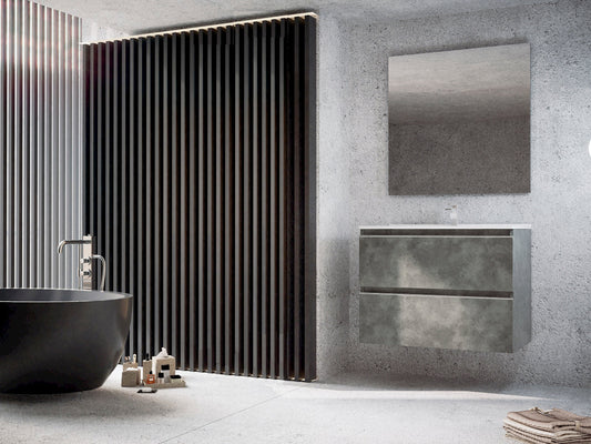 BATHME MADISON TOP Conjunto Completo Mueble Cemento