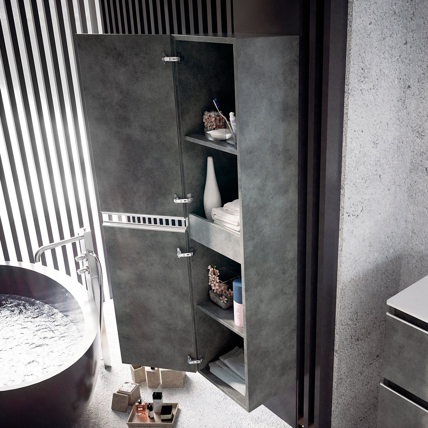 BATHME MADISON Pilar Color Cemento