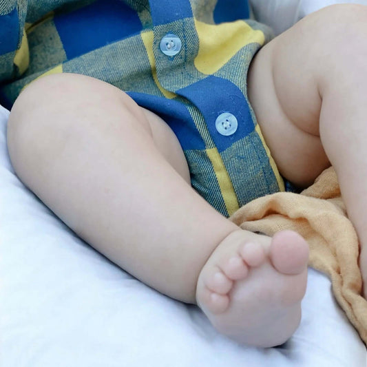 Camisa Liberty Azul Amarilla Nenina & Co