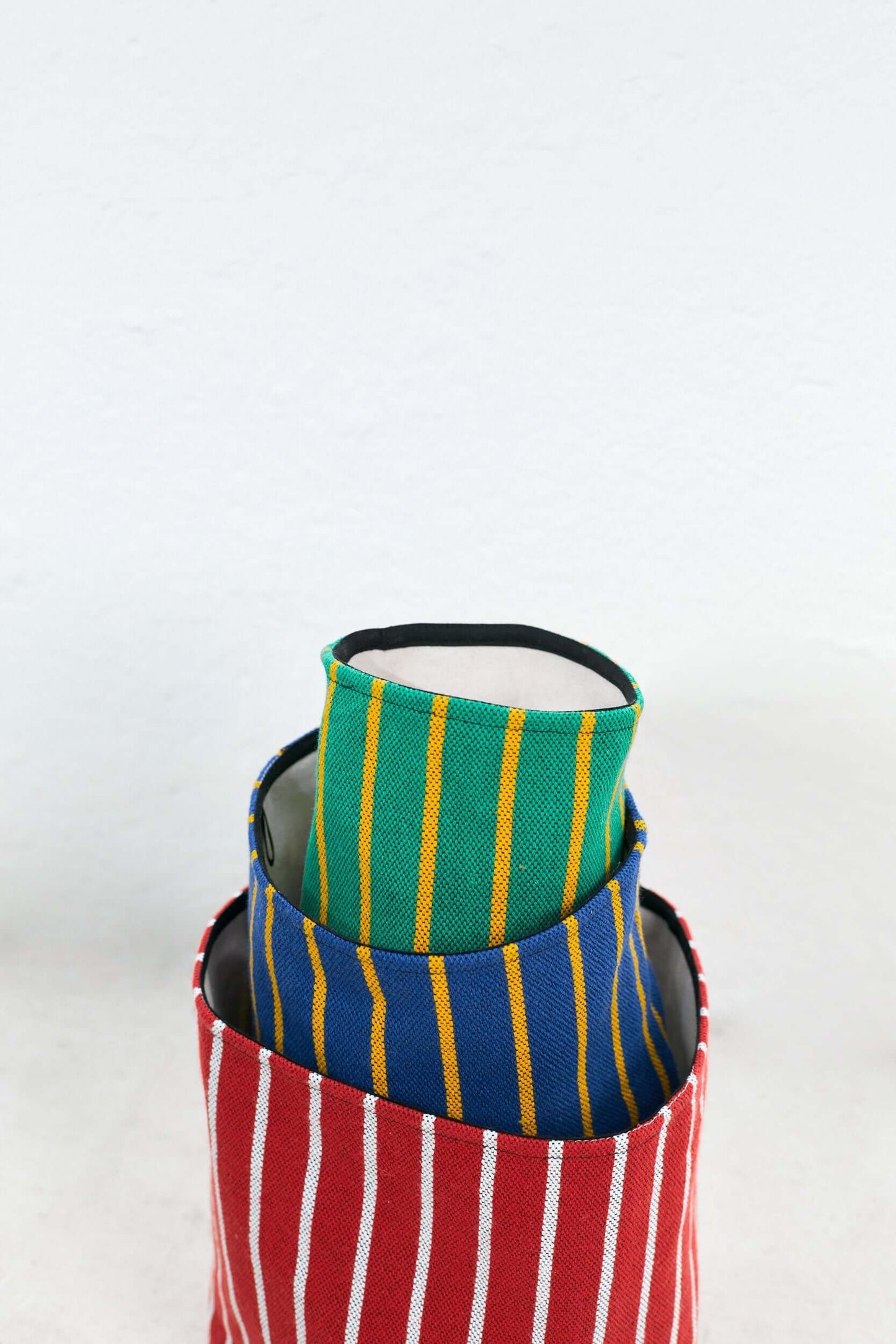 Cestos Decorativos Rayas Granada Algodón