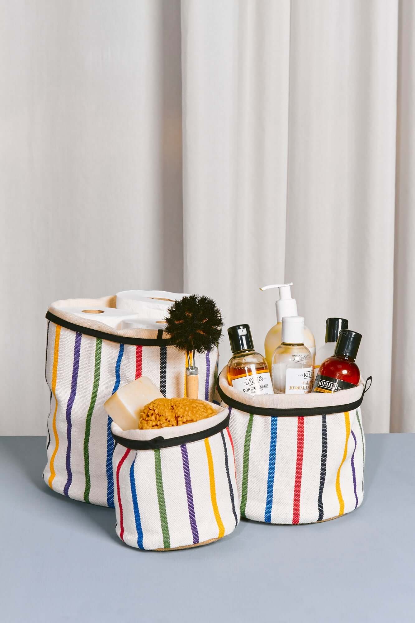 Cestos Tejidos Canarios Multicolor Artesanales