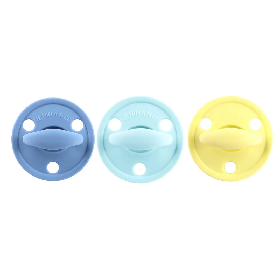 Chupete DIAMOND FS By Nenina & Co Azul, Celeste y Amarillo