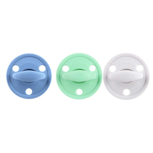 Chupete DIAMOND By Nenina & Co Azul, Mint y Gris