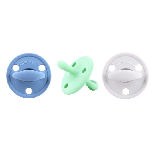 Chupete DIAMOND By Nenina & Co Azul, Mint y Gris