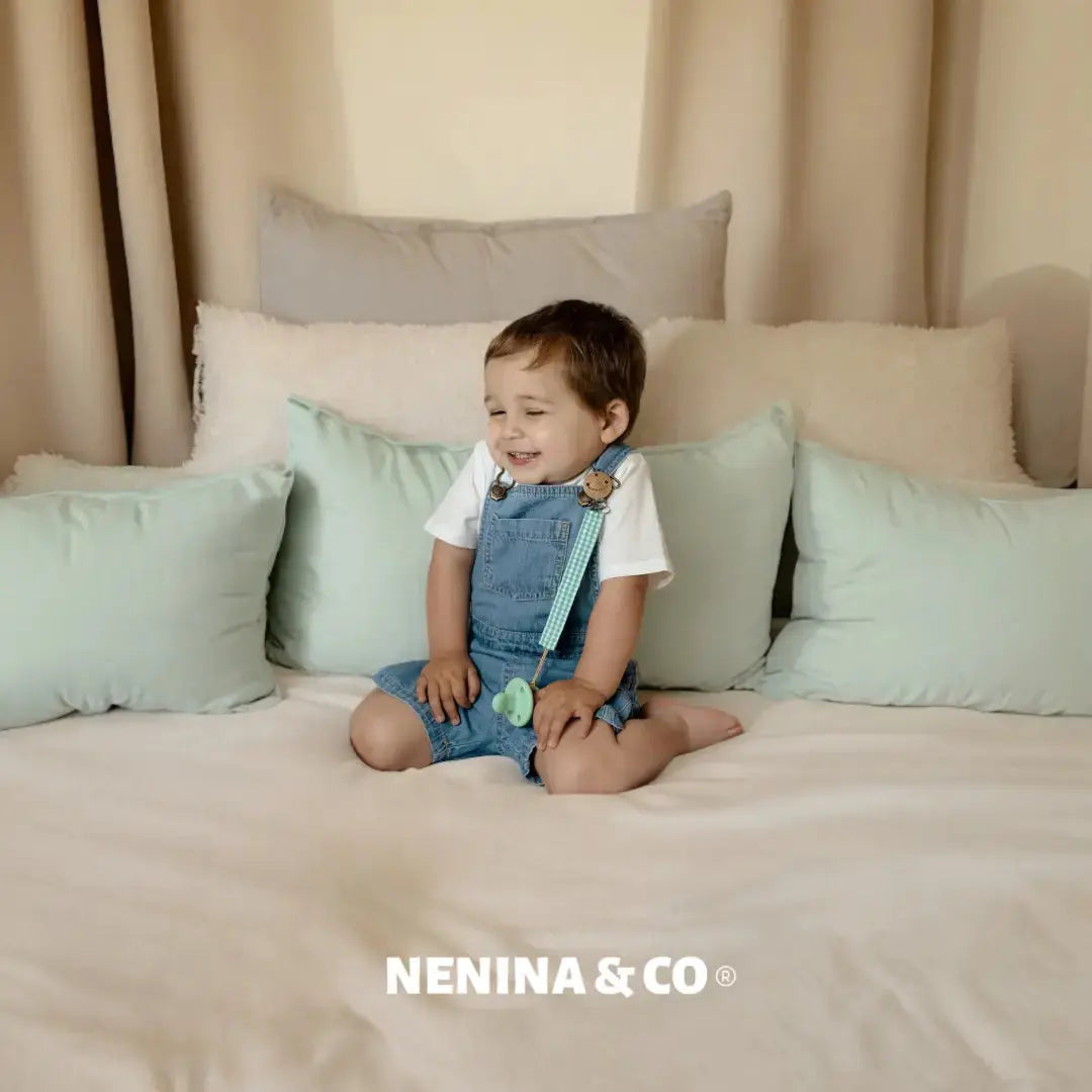 Chupete DIAMOND FS By Nenina & Co Celeste, Mint y gris