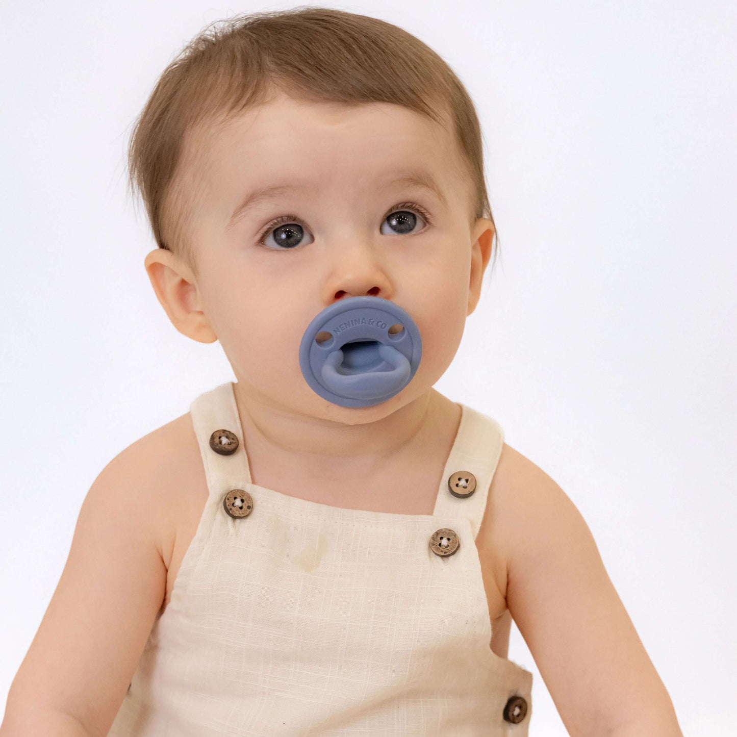 Chupete DIAMOND By Nenina & Co Celeste, Gris y Azul