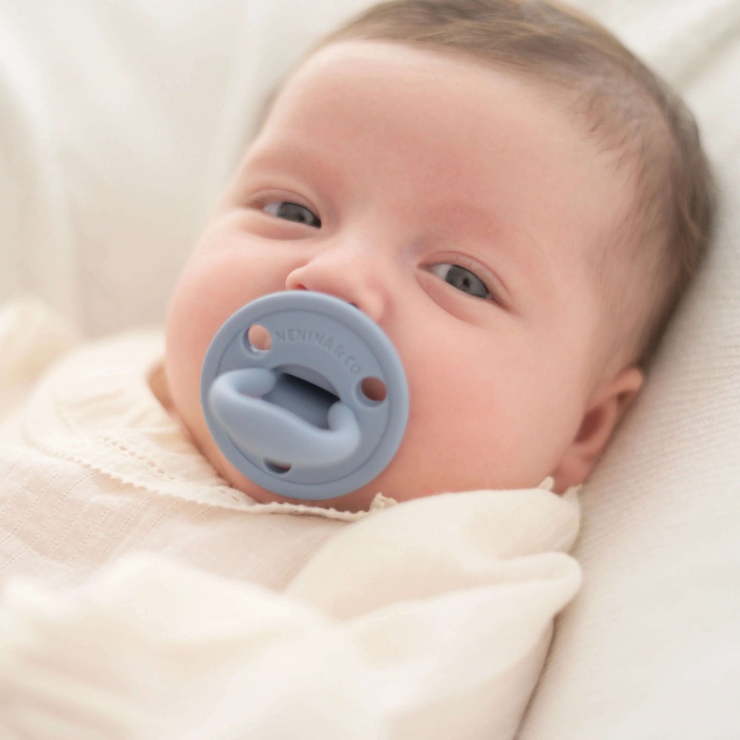 Chupete DIAMOND By Nenina & Co Celeste, Gris y Azul