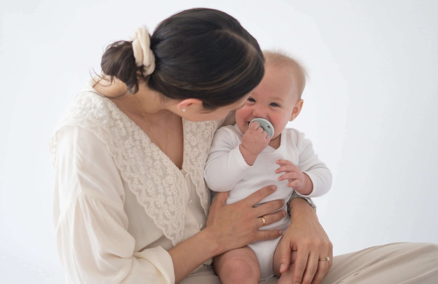 Chupete DIAMOND By Nenina & Co Celeste, Gris y Azul