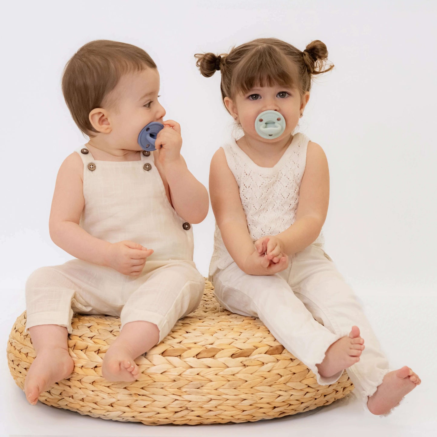 Chupete DIAMOND By Nenina & Co Celeste, Gris y Azul