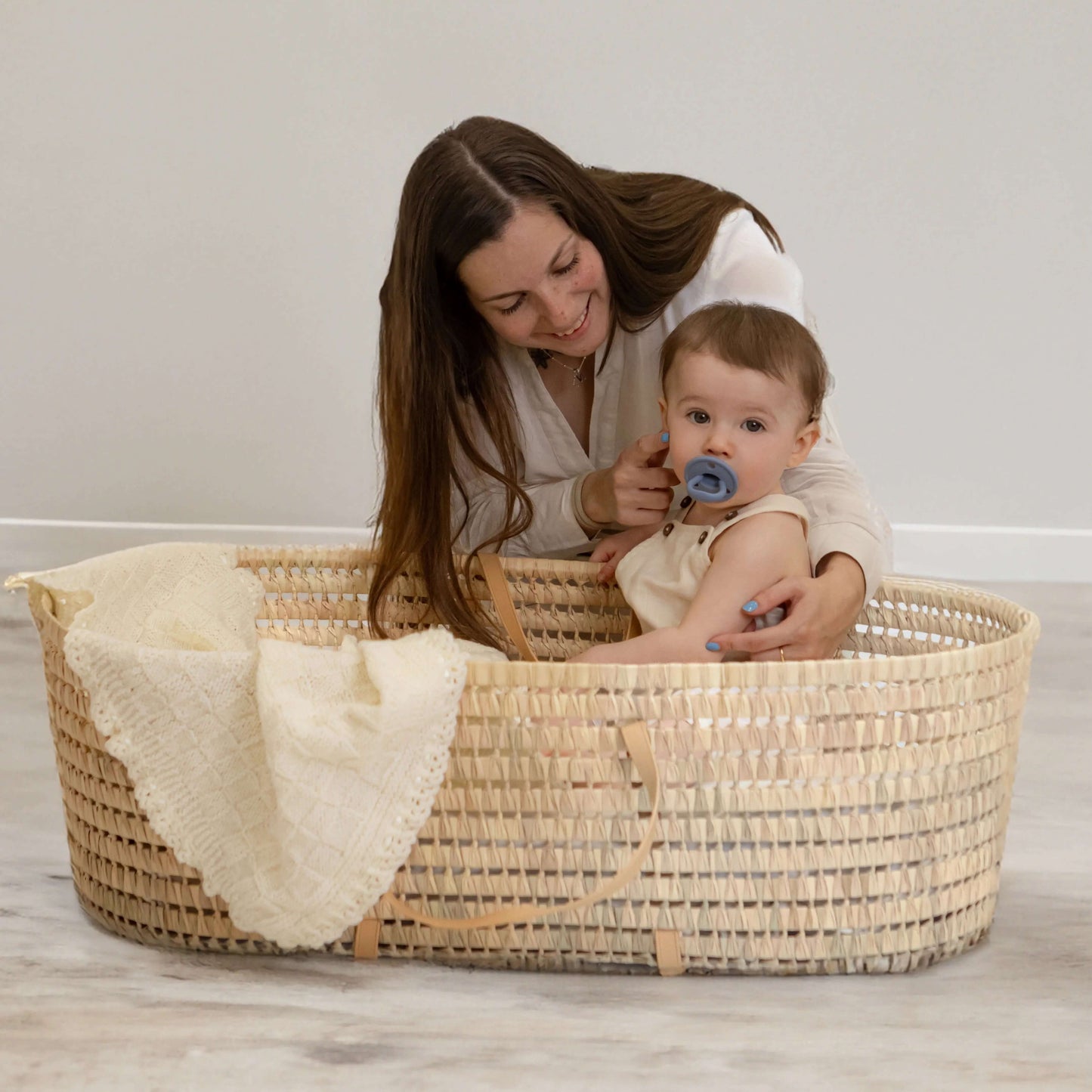 Chupete DIAMOND By Nenina & Co Celeste, Gris y Azul