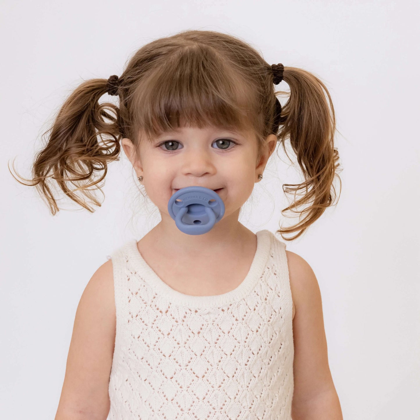 Chupete DIAMOND By Nenina & Co Celeste, Gris y Azul