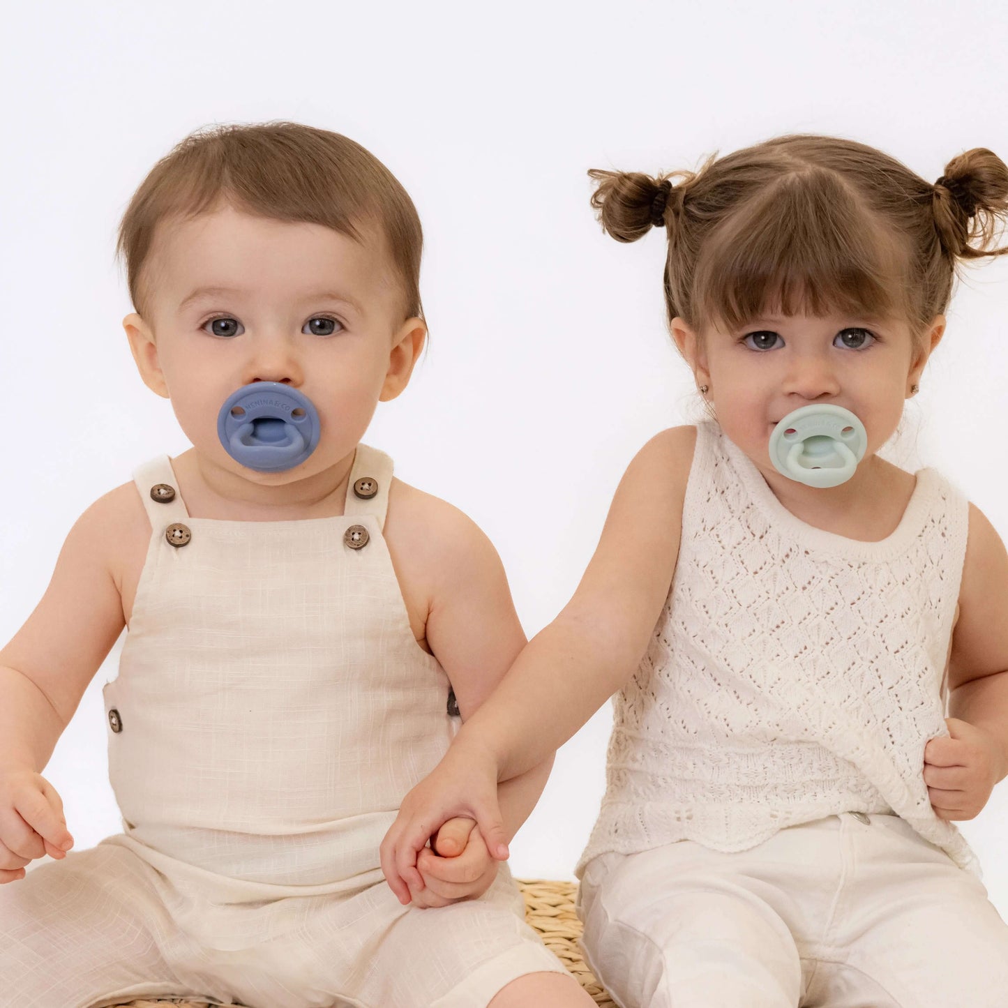 Chupete DIAMOND By Nenina & Co Celeste, Gris y Azul