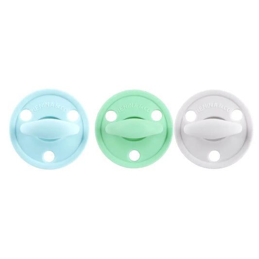 Chupete DIAMOND FS By Nenina & Co Celeste, Mint y gris